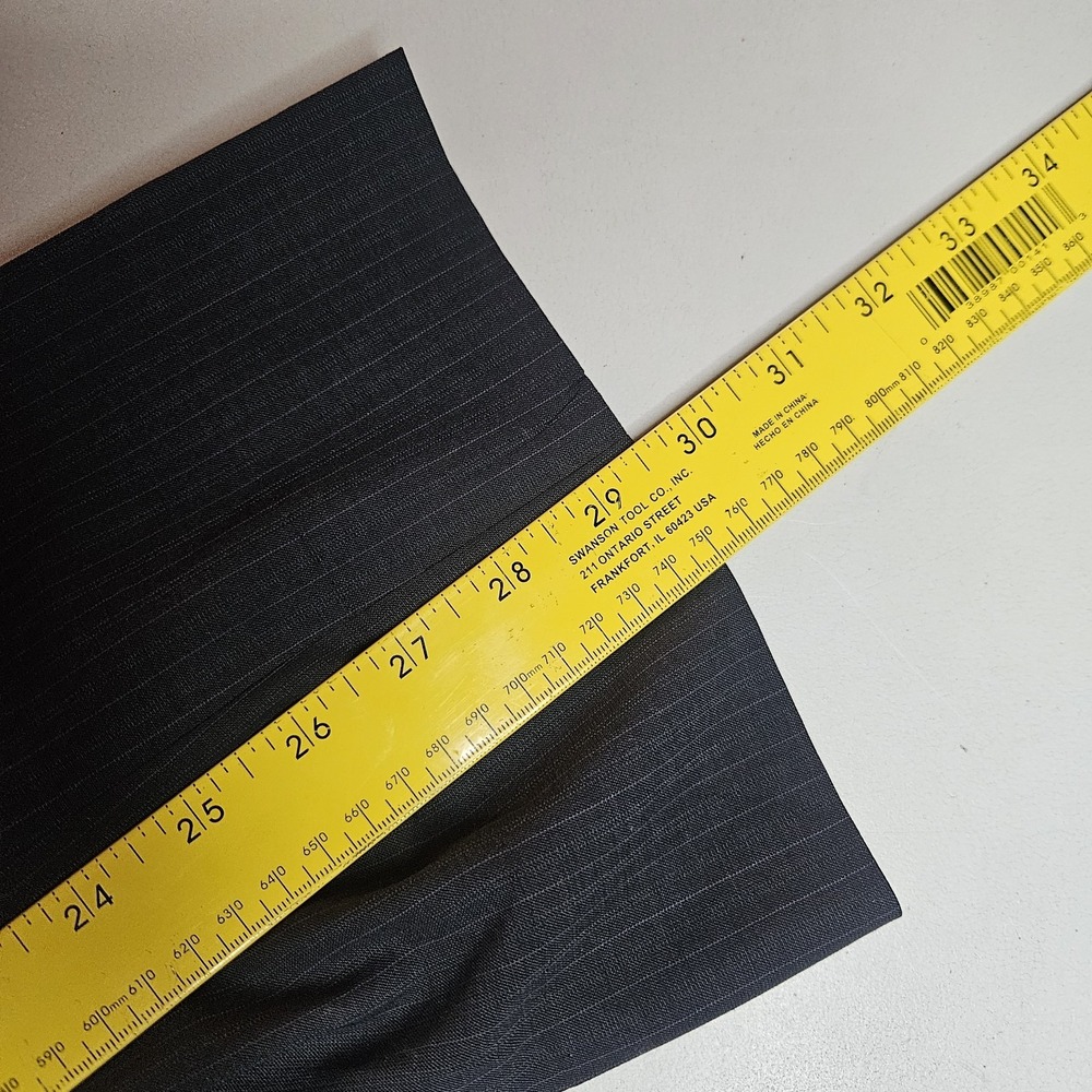 Brooks Brothers Dress Pants Men Fitzgerald BrooksCool Pinstripe Wool Blend 39x29 - Picture 9 of 9